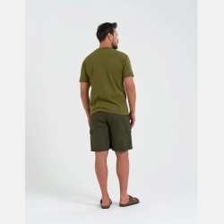 MĘSKIE spodenki CARGO BAWEŁNIANE Z KIESZENIAMI KHAKI MORAJ